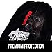 Gorilla Grip Car Seat Bag with Pouch, Bonus Luggage Tag, Adjustable Padded Straps for Backpack, Gate Check, Universal Size Travel Bags Fit Most Carseats, Airport Flying with Baby, Airplane Easy Carry