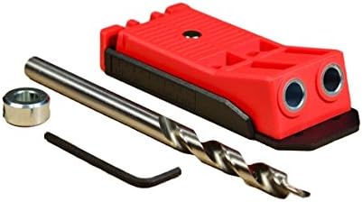 Osaava 47686 Twin Pocket Hole Jig System of Two Holes, for Woodworking DIY Carpentry Projects