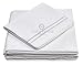 Cosy House Collection Everyday 1500 Series Bed Sheet Set - Ultra Soft & Cool Hotel Bedding - Deep Pocket - Wrinkle, Stain and Fade Resistant - 3 Piece Set (Twin, White)