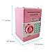 Safe Coin Bank for Kids - Authentic ATM Money Saver Keeps Cash, Toys, and Jewelry Inside Safe Inside - Auto Insert Bills and Electronic Password - Cool Piggy Bank Makes A Great Birthday Gift