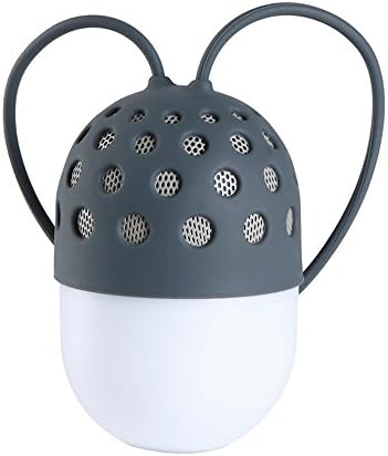 Firefly IPX4 Waterproof Wireless Bluetooth Speakers Colorful LED Colorful Night Light Sport Lanyard Outdoor Portable Mini Speaker Special Creative Design for iPhone Android Smartphones (Gray)