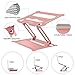 Laptop Notebook Stand Holder, Ergonomic Adjustable Ultrabook Stand Riser Portable with Mouse Pad Compatible with MacBook Air Pro, Dell, HP, Lenovo Light Weight Aluminum Up to 17″(Rose Gold)thumb 3