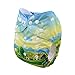 ALVABABY Pocket Cloth Diapers Reusable Washable Adjustable for Baby Boys and Girls YD66