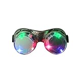 M AOMEIQI Light Up Glasses, LED Glasses for Class Events School Evening Club Activities Corporate Events Million Night Party Games Cheer, LED Goggles Bronze