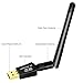 USB Wifi Adapter for Faster Wifi - USB Wifi Antenna for Laptop and Desktop - 600 MBPS - Dual Band for Lightning Fast Connection. 5 Minute Install for Windows and Mac - USBNovel USB Dongle