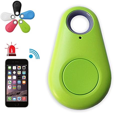 Anti-Lost GPS Locator，Shellvase Mini GPS Tracking Finder Device,Tag Alarm Car Bag Key Kids&amp;Pet Dog Tracker (Green)