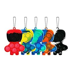 Leencum 5Pcs Mini Simple Fidget Toy Stress Relief