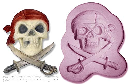 Pirate Skull & Swords Jolly Roger Mould