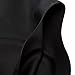 Orgrim Long Hair Swim Cap,Waterproof Silicone Swimming Cap for Adult Woman and Men,Keeps Hair Clean Ear Dry with Nose Clip and Ear Plugs (Black)