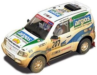 Ninco SCX Scalextric Slot 50323 Compatible Mitsubishi Pajero Argos Desert Dirt Nº207: Amazon.es: Juguetes y juegos