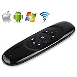 ProChosen C120 2.4 G Mini Wireless Fly Air Mouse with Qwerty Keyboard Gyroscope Remote Control for Kodi Android TV Box PC HTPC Game Media Player Windows Mac OS Linux