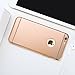 iPhone 6S Plus Case, Ranvoo(TM) Ultra Slim Hard iPhone 6S Plus / 6 Plus (5.5 INCH) Case Chrome Two-Piece Slider Hybrid Impact Anti-Slip Soft Lightweight PC Bumper Cover Shell (Matte Gold)