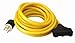 Coleman Cable 01912 10/3 Generator Power Cord with L5-30P Plug and 25-Foot, 3-Outlets
