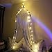 Trcoveric Princess Bed Canopies Premium Yarn Mosquito Net for Kids Baby Children's Room, Play Tent Bedding House Decor Reading Corner Gray