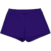 Capezio Boys Cut Low Rise Short - Girls, Purple, Large