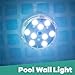 GAME 4306-BB Magnetic LED Changing Pool Wall Light with Remote Control 100% Waterproof & Submersible, 3