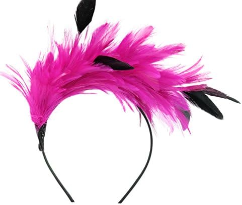 20s Costume Feather Fascinator Headband Cocktail Hat Flapper Accessories