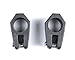 Mxeol Bimini Top Fittings Jaw Slide Black Nylon Hardware Pair (Black, 7/8 Inch)