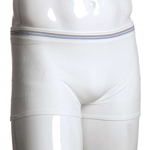 MediChoice Incontinence Underwear, Holds Liners and Pads in Place, Seamless Knit, Mesh, Polyester Spandex, Small To Medium, Brown Blue (Pack of 5)