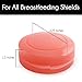 Best Nipple Shield Sanitary Case (Bombshell Pink), Works Great with Medela Breastshield, Perfect for Breastfeeding Moms, Includes BONUS E-BOOK on How to Breastfeed, Great Baby Shower Gift!