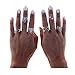Rings Set;START 6 Pcs Vintage Elephant Head Arrow Moon Turquoise Rings Set