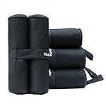 Ohuhu Canopy Weight Bags for Instant Legs Canopy Weights Sand Bags Outdoor Sun Shelter, 4-Pack