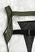 Joy&Bella Solid Color Deep V Neck One Piece Swimsuit Bikini Set Bathing Suit Beach Swimwear Monokini, Dark Green (L (US 12-14))