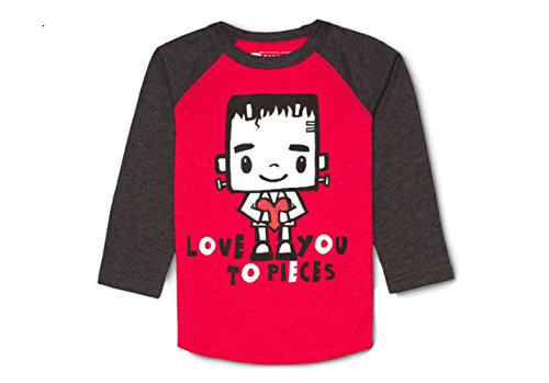 Toddler Boys' Universal Studios Monsters Love You To Pieces Long Sleeve T-Shirt - Blossom - 3T