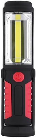 1 LED 1 COB Outdoor Fishing Light Magnetic Work Hand Lamp Emergency Torch