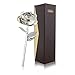 ZJchao Silver Gold Rose Gifts for Women Mother's Day Long Stem Dipped 24k Gold Rose in Gift Box Best Valentine's (Silver)