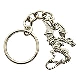 Dragon Keychain ~ Antiqued Pewter ~ Keychain