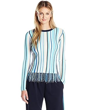 Women's Vertical Stripe Pullover