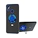 Mi Mix 2S Case, [with 360° Stand] Rotating Ring Crystal Clear [Electroplated Metal Technology] Silicone Soft TPU [Shockproof Protection] Ultra Thin Cover Kickstand for Xiaomi Mi Mix 2S (Blue, Mix 2S)