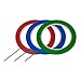 18 Rolls Whiteboard Pinstripe Tape, 1/8’’ Wide Thin Grid Graphic Art Tapes, 216.5 ft Long Each Tape, 7 Colors