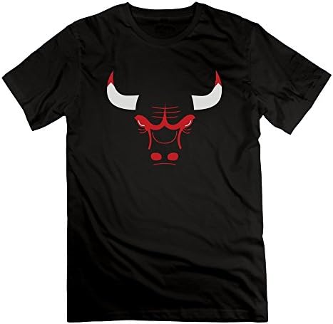 SAVIS 100% Cotton Men's Chicago Escapes Bulls Win Basketball Mascot Tshirts Black