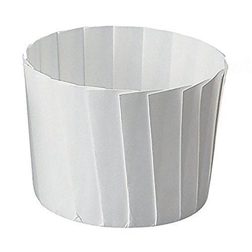 Welcome Home Brands GP002 White Pleated Paper Baking Cup 4.7 Ounce Volume, 2.2 Inch Diameter x 2 Inch High - Pack of 70