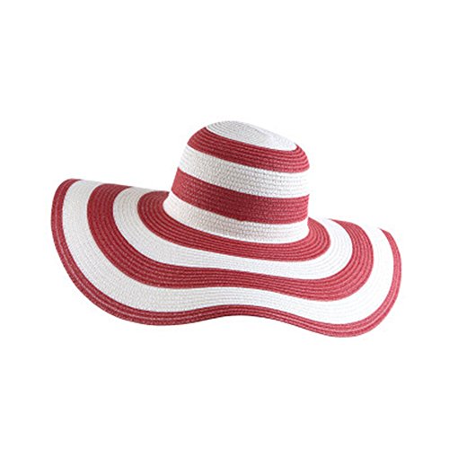 Women Sun Straw Hat, Floppy Wide Brim Summer Beach Hat UPF 50 UV Protection Caps Foldable Quickly-Dry Hat Roll Up Travel Hats