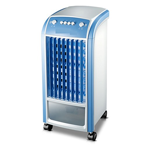 SL&LFJ Mini Portable air-Conditioner Fan,Chiller Home Silent Electric Fan Fan air-Cooled Mobile Water-Cooled humidifier Small air-Conditioner-Blue 25.5x27x59cm(10x11x23inch)