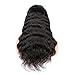 U&A 13x6 Deep Part 150% Density Lace Front Wigs Human Hair With Baby Hair Brazilian Body Wave Lace Wigs Pre-Plucked Hairline (18inch)