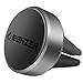 iBenzer Universal Magnetic Phone Car Mount Holder, Magon Cellphone Metal Air Vent Magic Cell Phone Holder Compatible for All Mobile Smartphones, Silver