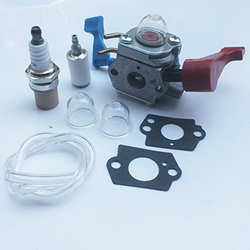 KIPA Carburetor With Fuel line Spark plug Gasket kit For Poulan FL1500