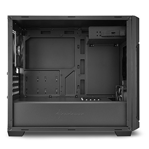 Sharkoon-V1000-Caja-de-Ordenador-PC-Gaming-MICRO-ATX-Negro