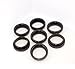 RioRand 5pcs 5mm Camera C-mount Lens Adapter Ring Extension Tube C to Cs Mount Lens Black Aliminum Adapter for Most Types of Cctv Security Cameras