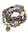 Heather Ford Chocolate Bracelet Stack