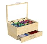 Mind Reader "Royce"Wooden Tea Bag and Condiment Organizer, Brown (Kitchen)