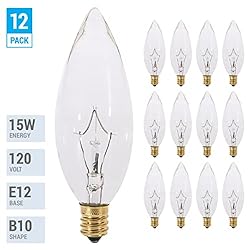 (Pack of 12) 15 Watt CTC Clear Candelabra Base