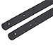 Mmrm 2Pcs/Set Detachable Leather Bag Strap Belt Replacement Handle for Handbag Purse Black