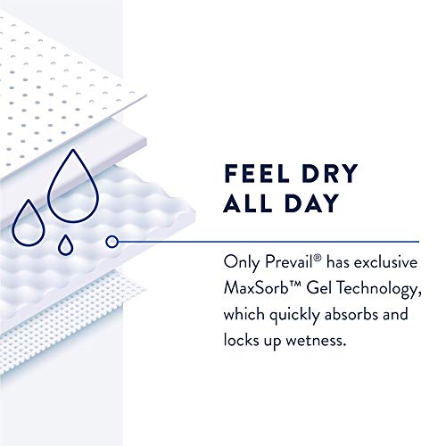 Prevail Proven Incontinence Belted Shields Extra Absorbency 120