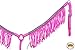 HILASON Pink Horse Breast Collar Flat Braided Paracord Crystal Fringesthumb 4