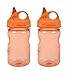 Grip-n-Gulp Kids Water Bottle Orange Set of 2